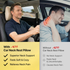 Acto Premium Car Neck Rest Comfy Cushion for Seat Headrest | Ergonomic Memory Foam Neck Support Pillow | Soft Quilted Comfort Design | Reduces Neck Pain for Long Drives | Universal Fit for All Cars