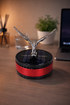 Acto Solar Powered Rotating Eagle Showpiece with Aroma Diffuser Bottle – Romantic Dashboard & Home Decor