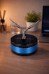 Acto Solar Powered Rotating Eagle Showpiece with Aroma Diffuser Bottle – Romantic Dashboard & Home Decor