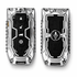 Acto Mecha Zinc Alloy Key Cover and Key chain Compatible with Mahindra BE-6, XEV 9E, 7XO 6-Button Smart Key Pack of 1 (Glow in the Night)