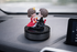 Acto Solar Powered Rotating Couple Showpiece with Aroma Diffuser Bottle – Romantic Dashboard & Home Decor