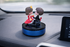 Acto Solar Powered Rotating Couple Showpiece with Aroma Diffuser Bottle – Romantic Dashboard & Home Decor