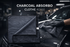 Acto Charcoal Absorbo Cloth for Car Cleaning, Office and Home 600Gsm - 40x60cm Pack of 1 Pcs