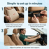 Acto Car Back Rest Proton Cushion for Driving | Memory Foam Lumbar Support Pillow | Orthopedic Back Support for Car Seat & Office Chair