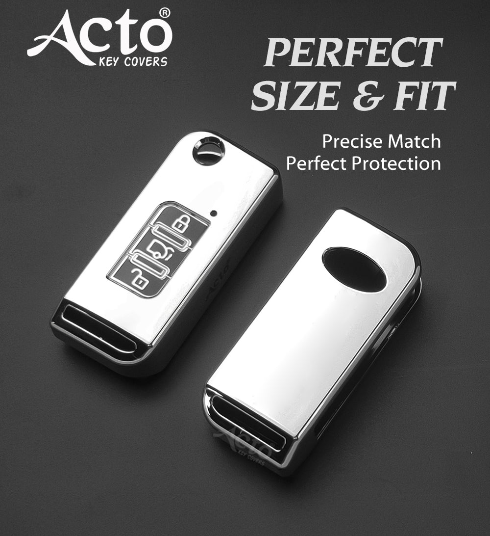 Acto Car Key Cover Chromium Series Compatible with Xylo