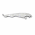 Carsonify 3D Metal Jaguar Car Badge Emblem Sticker | Aluminum Alloy Chrome Jaguar Logo Decal | Self-Adhesive Car & Bike Exterior Decoration | Premium Metallic Auto Styling