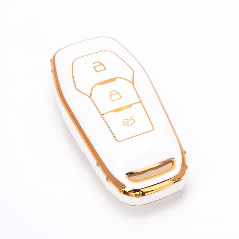 Acto TPU Gold Series Car Key Cover For Ford New Ecosport