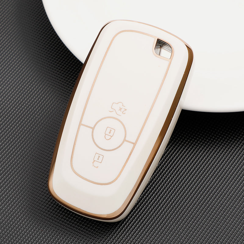 Acto TPU Gold Series Car Key Cover For Ford Figo