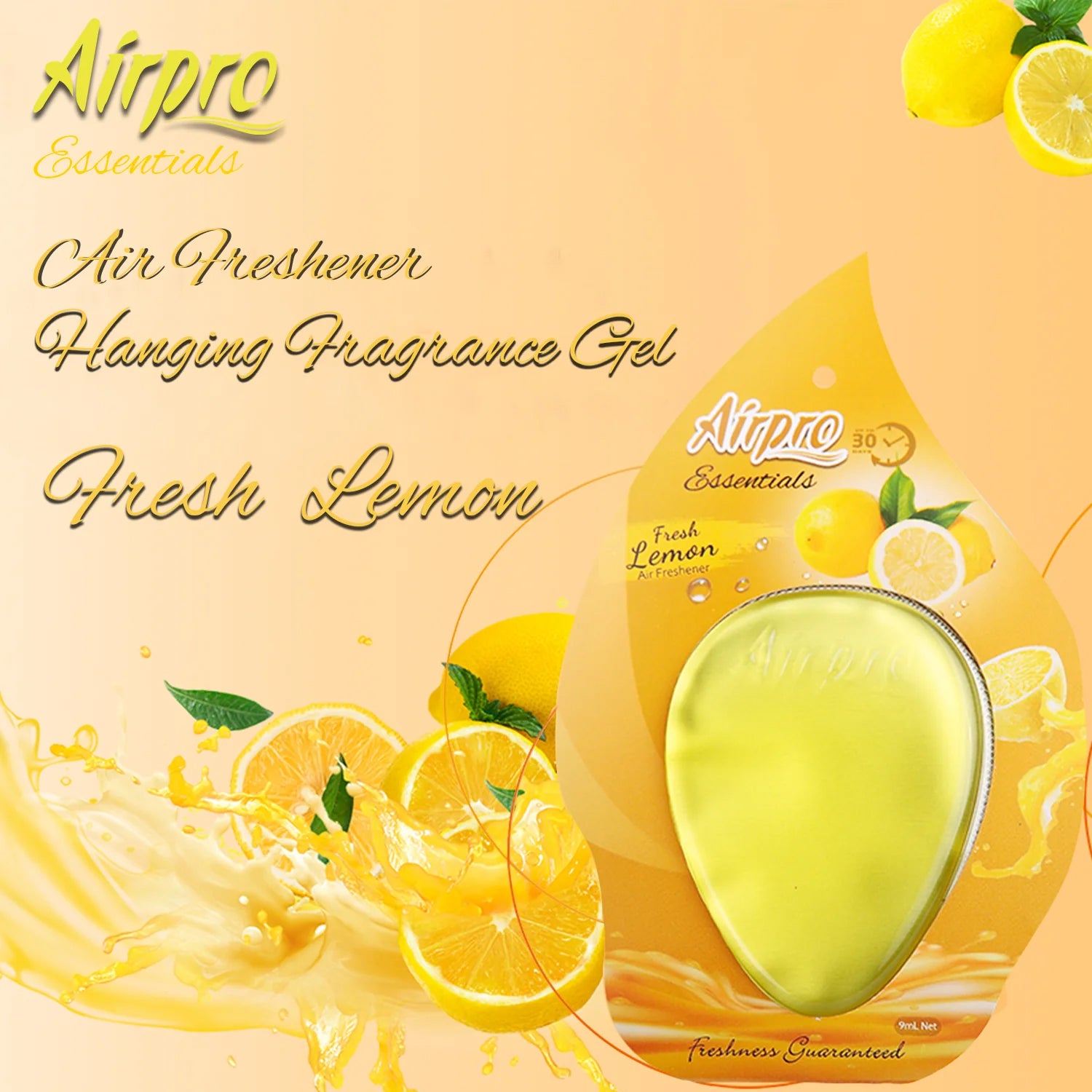 AIRPRO On Sale Assorted Pack of 6 Essential Hanging Gel  Perfume