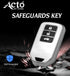 Acto Car Key Cover Chromium Series Compatible with Honda Accord, Civic, WR-V, BR-V, CR-V, City, Jazz 3 Button Smart Key | Premium Chrome Finish Hard Case | 360° Protection | Scratch Resistant | Keychain Included (Pack of 1)