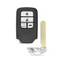 Acto Metal Sapphire Key Cover and Key chain Compatible with Honda Accord, Civic, WR-V, BR-V, CR-V, City, Jazz Pack of 1 Set (Glow in the Night)