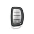 Acto Metal Sapphire Key Cover and Key chain Compatible with Hyundai Creta 2025 I Creta 2024 I Alacazar I Venue I Tucson Pack of 1 Set (Glow in the Night)