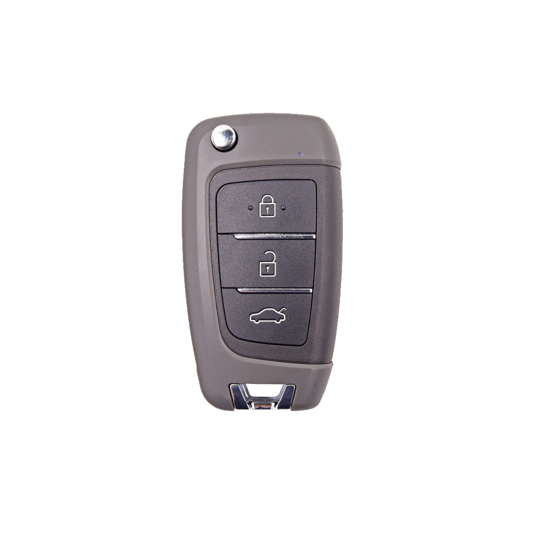 Acto Metal Sapphire Key Cover and Key chain Compatible with Hyundai i20 I Kona I Verna 2018 Pack of 1 Set (Glow in the Night)