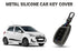 Acto Car Key Cover Metal Silicone Compatible with Hyundai Grand I-10