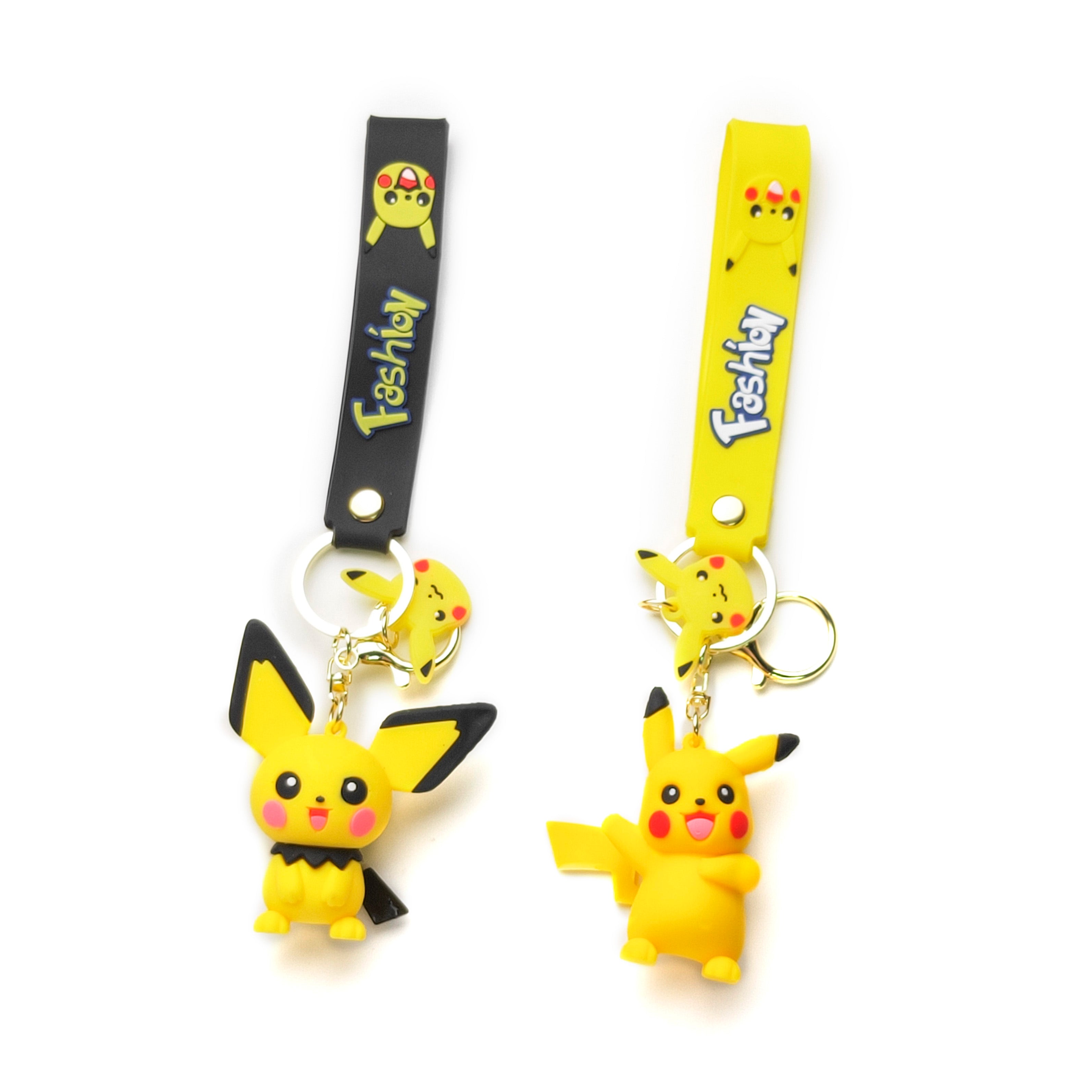 3D PVC Cartoon Keychain Pokeymon Pikachu