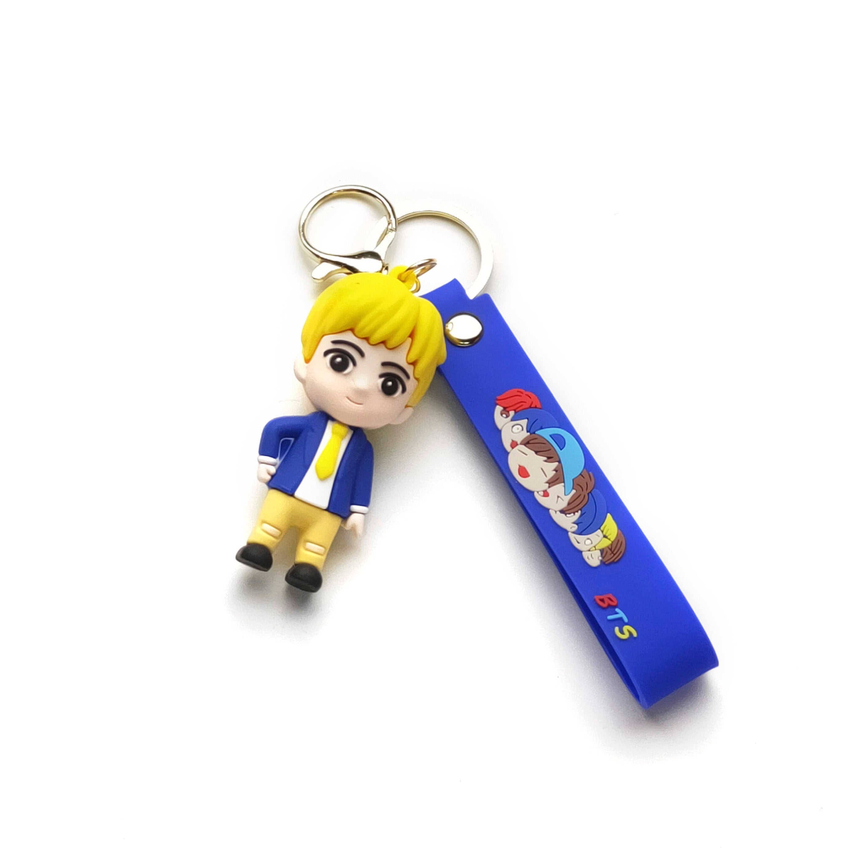 3D PVC Cartoon Keychain BTS