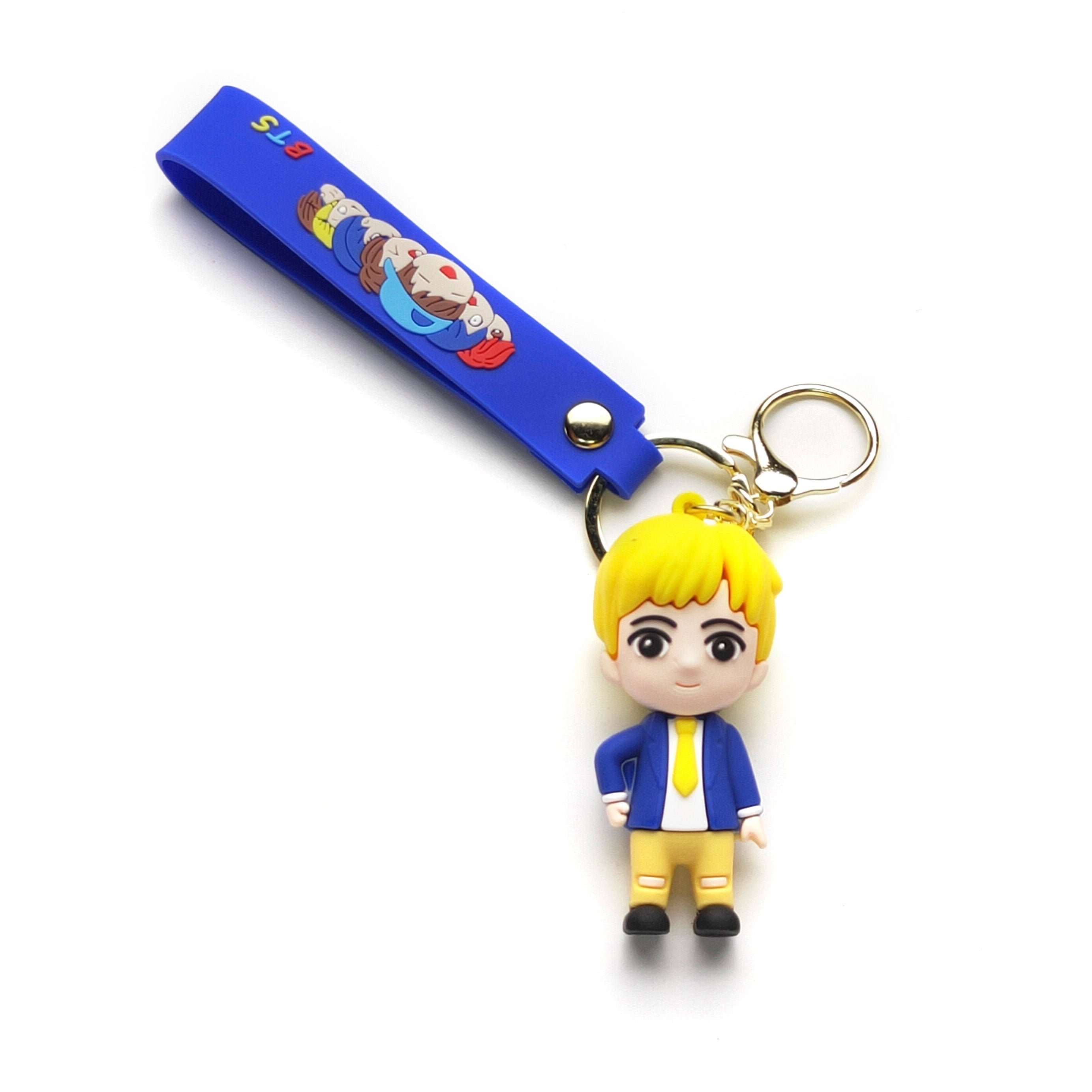 3D PVC Cartoon Keychain BTS