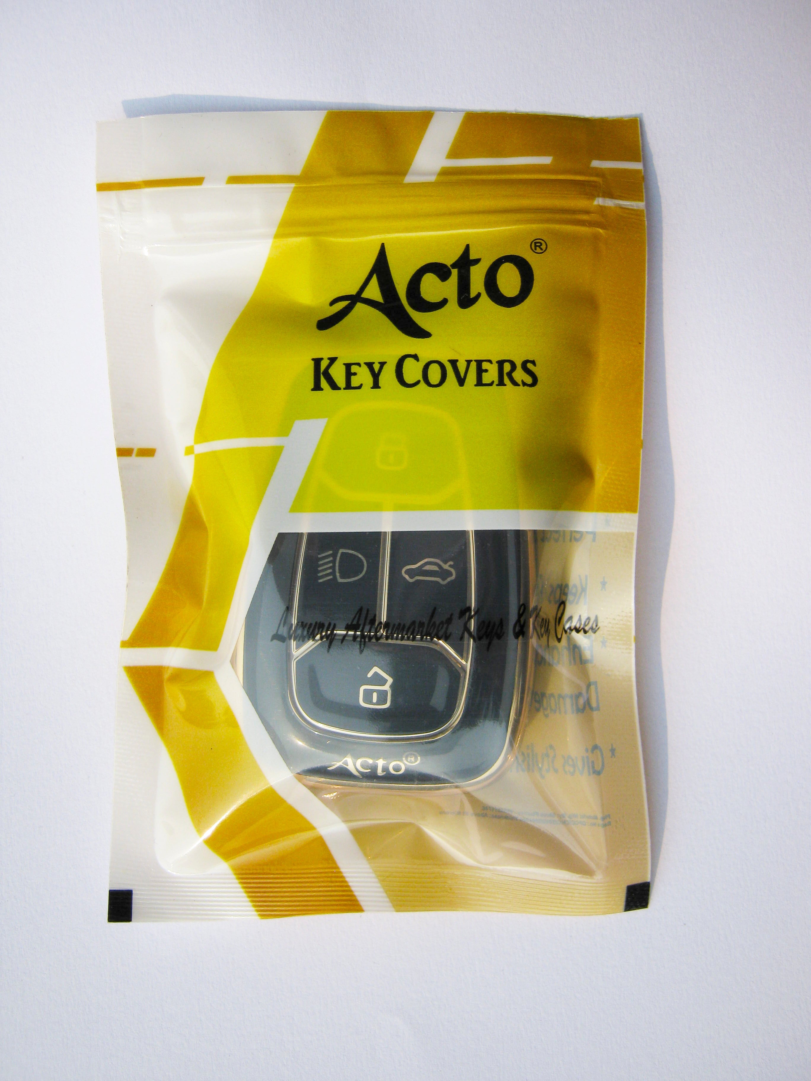 Acto TPU Gold Series Car Key Cover For Mini Cooper