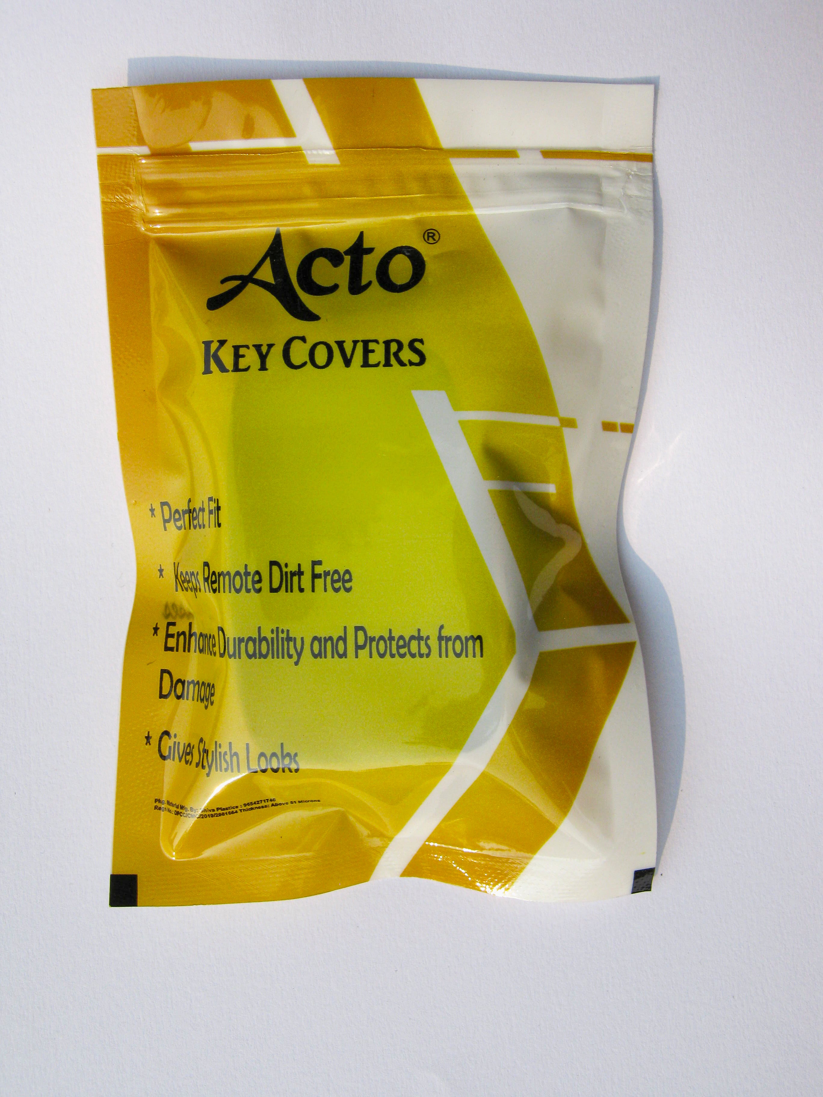 Acto TPU Gold Series Car Key Cover For Kia Carens