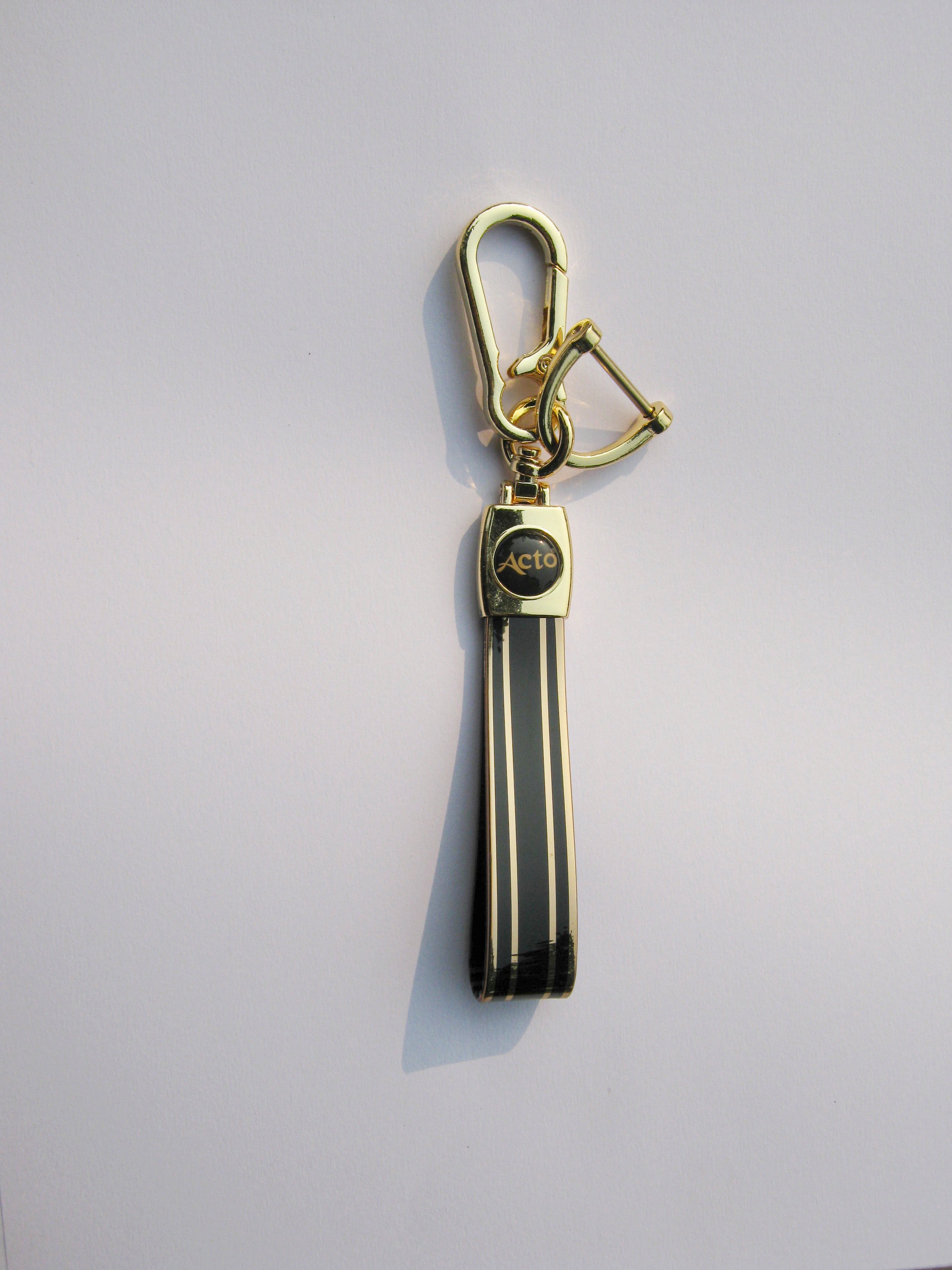 Acto TPU Gold Series Car Key Cover With TPU Gold Key Chain For Land Rover Range Rover Evoque