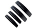 Car I-Pop Simple Door Guard Edge Protector Set Of 4Pcs In Black