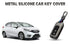 Acto Car Key Cover Metal Silicone Compatible with Honda CR-V