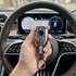 Acto Metal Sapphire Key Cover & Key Chain Compatible with Mercedes‑Benz C‑Class, M‑Class, S‑Class & GL‑Class | Premium Metal Smart Key Case | Glow in the Night Buttons | 360° Protection | Luxury Car Key Protector | Pack of 1 Set