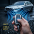 Acto Metal Sapphire Key Cover & Key Chain Compatible with Mercedes‑Benz C‑Class, M‑Class, S‑Class & GL‑Class | Premium Metal Smart Key Case | Glow in the Night Buttons | 360° Protection | Luxury Car Key Protector | Pack of 1 Set