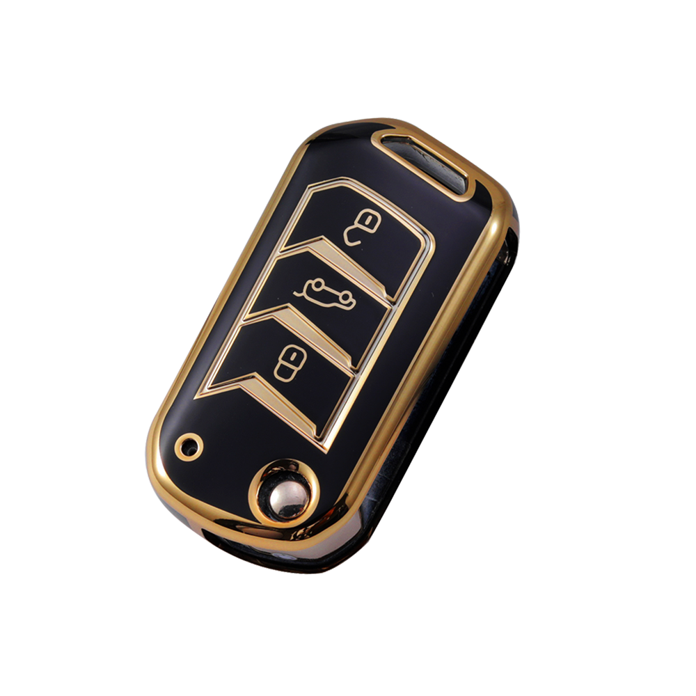 Acto TPU Gold Series Car Key Cover For Mahindra Bolero 2020+