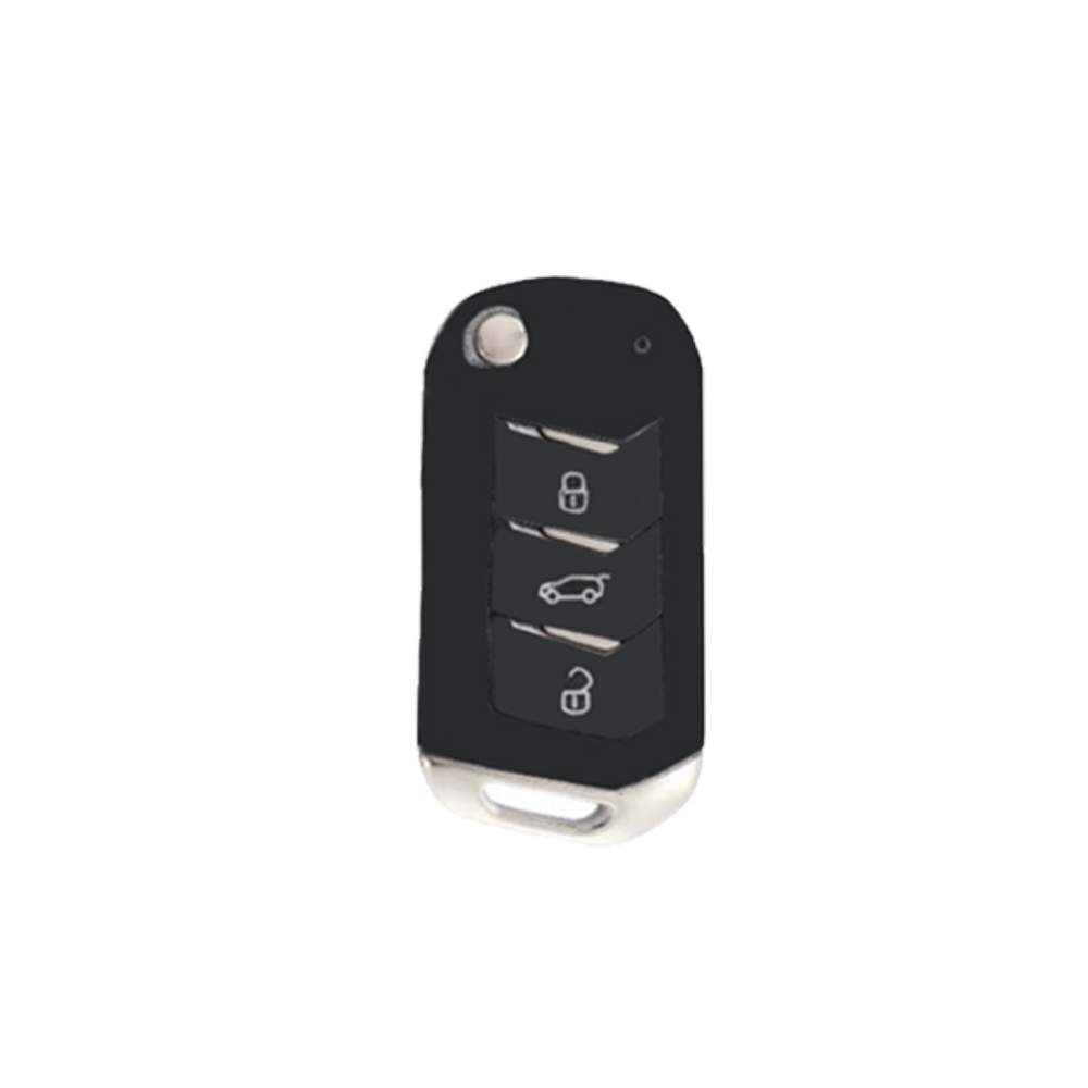 Acto TPU Gold Series Car Key Cover With TPU Gold Key Chain For Mahindra Xuv 700