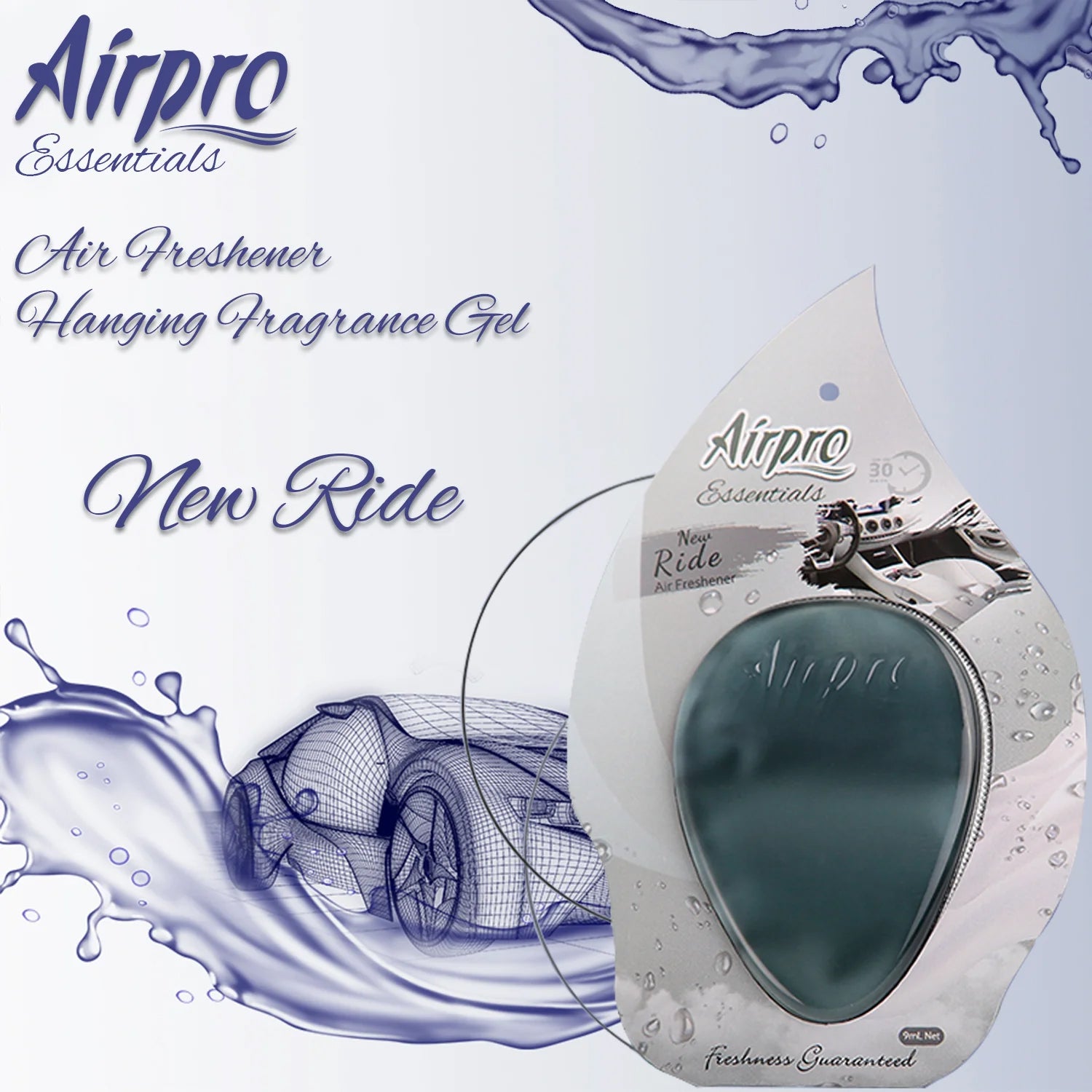 AIRPRO On Sale Assorted Pack of 6 Essential Hanging Gel  Perfume