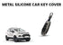 Acto Car Key Cover Metal Silicone Compatible with Ford Ecosport New