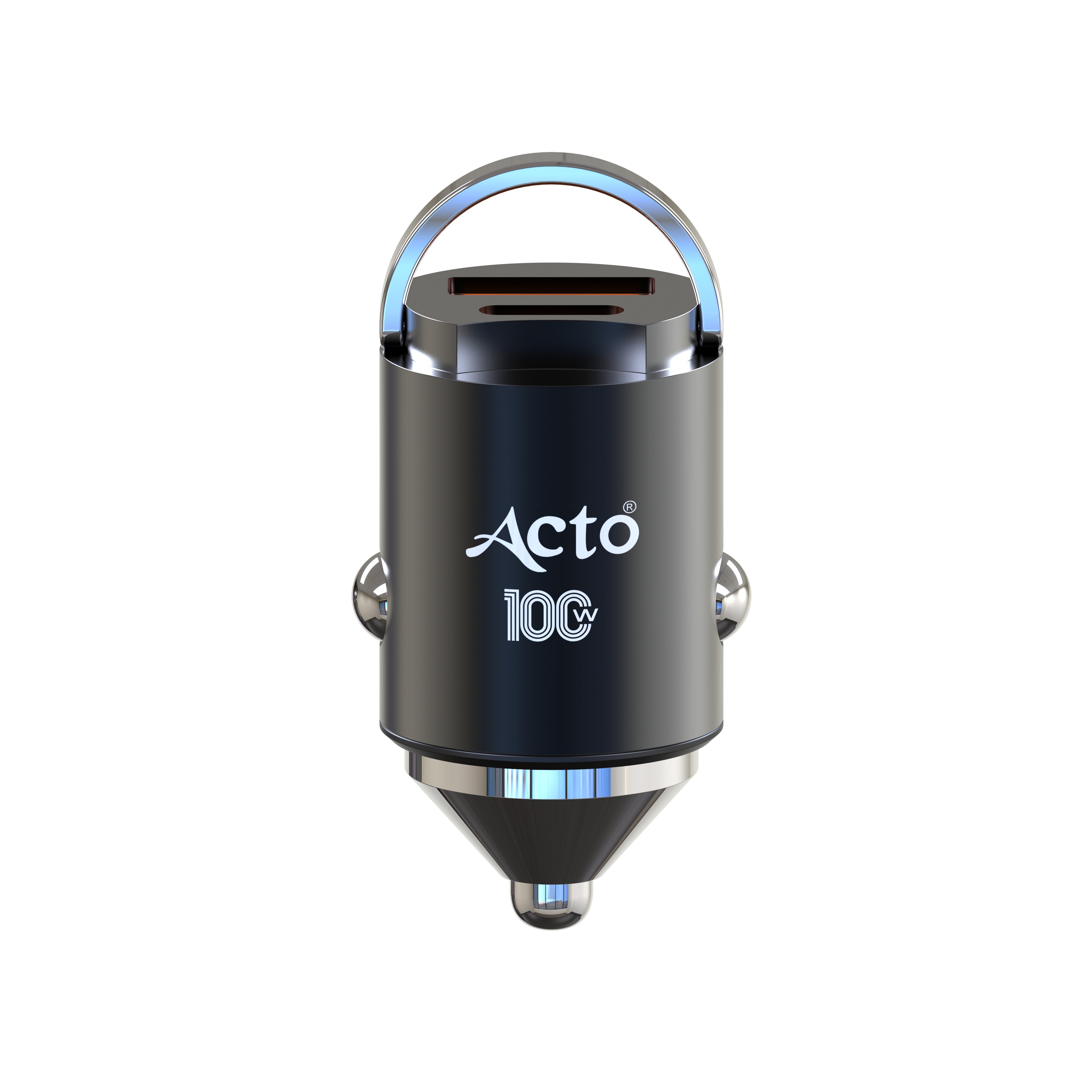 ACTO PLUTO CAR MOBILE CHARGER DUAL USB 4.8 AMP OUTPUT FAST CHARGING 100 WATT & 1200 MM