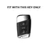 Acto Car Key Cover Metal Silicone Compatible with Skoda