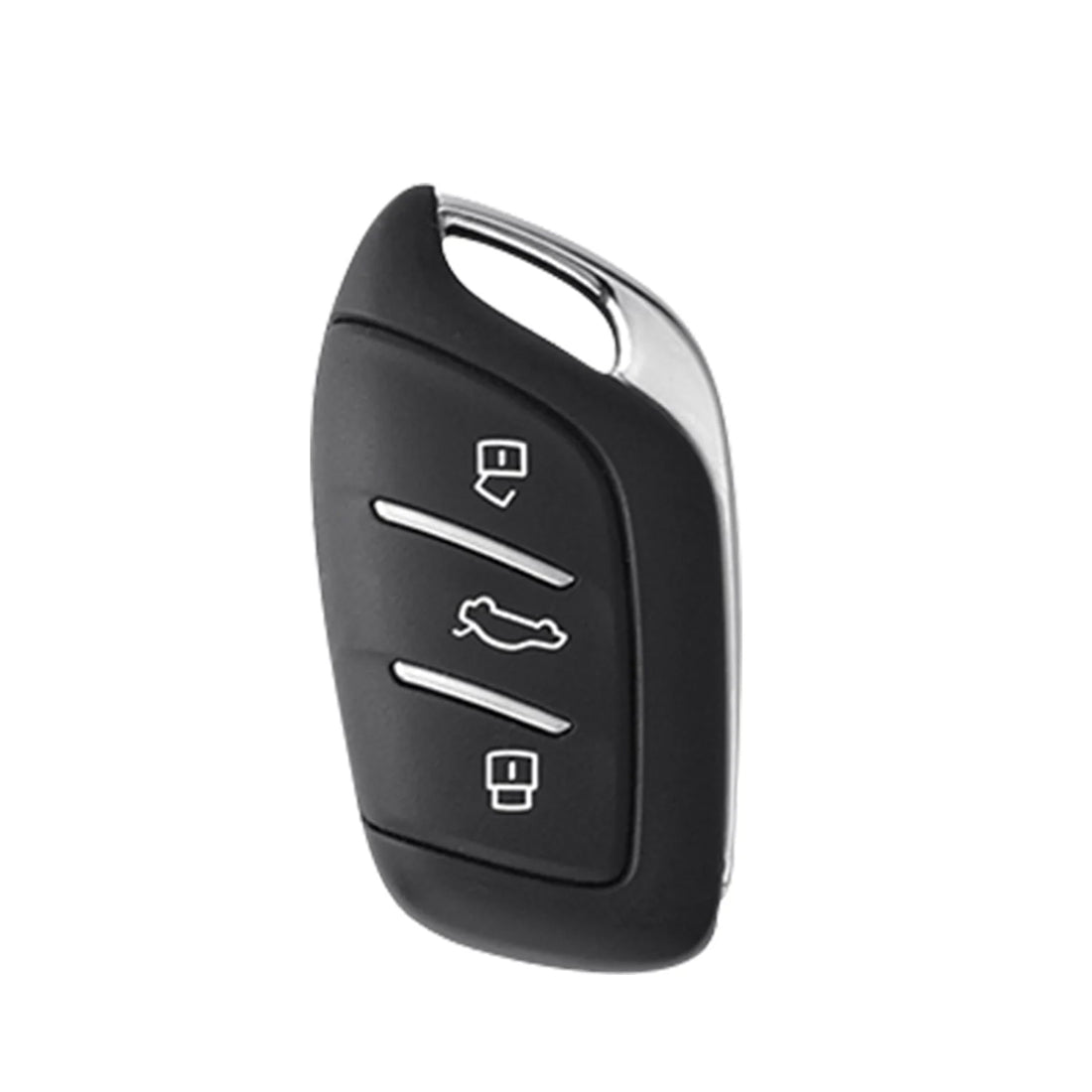 ACTO Metal Leather Car key cover with key chain Compatible With MG