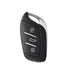 ACTO Metal Leather Car key cover with key chain Compatible With MG