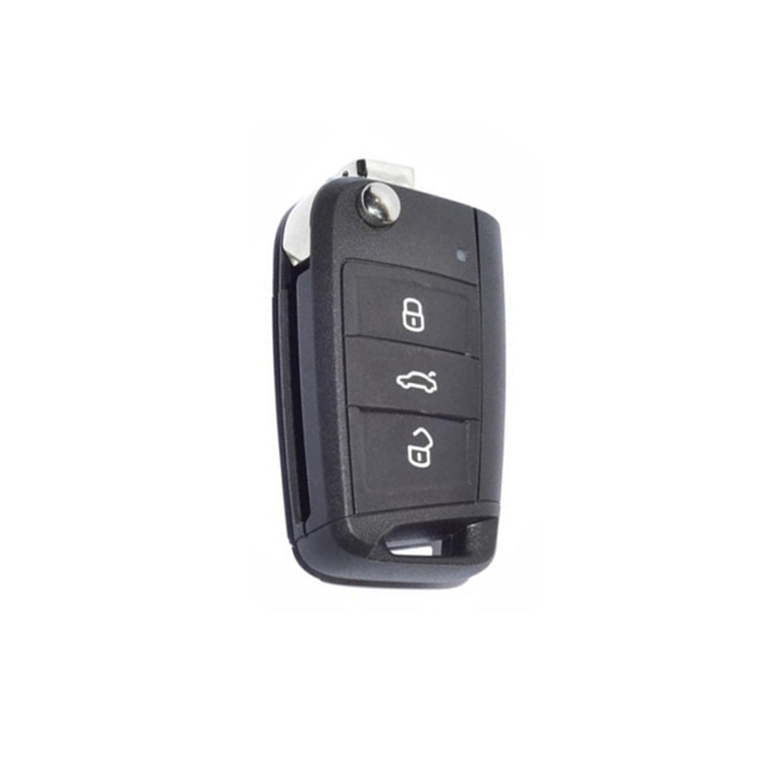 Acto Metal Sapphire Key Cover & Key Chain Compatible with Volkswagen & Skoda Jetta, Slavia, Kushaq, Passat, Octavia, Superb, Tiguan, Taigun, Virtus| Glow-in-the-Dark Buttons | 360° Protection | Pack of 1