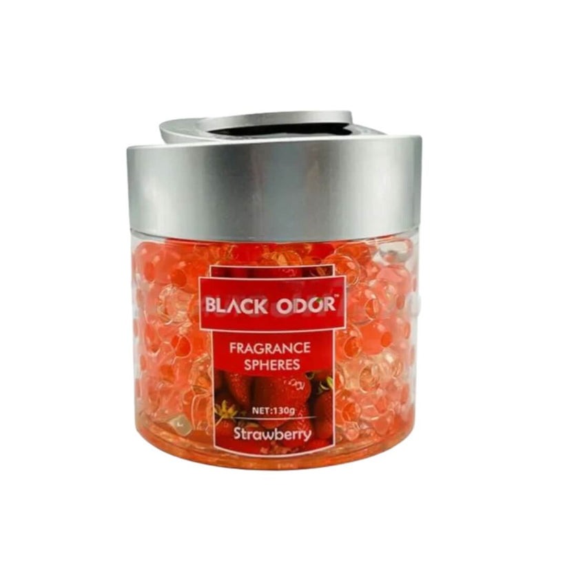 Black Odor Fashion Car Fragrance Boba Balls Soft Gel Perfume For Car/Home/Office (130Gm)