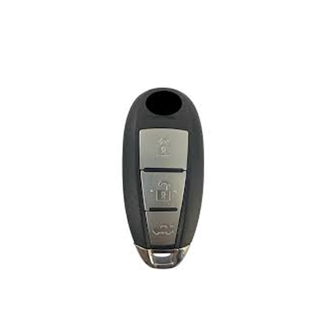 Acto Metal Sapphire Key Cover and Key chain Compatible with Suzuki Baleno I Breeza I Ciaz I Ignis I S-cross 3Button Pack of 1 Set (Glow in the Night)