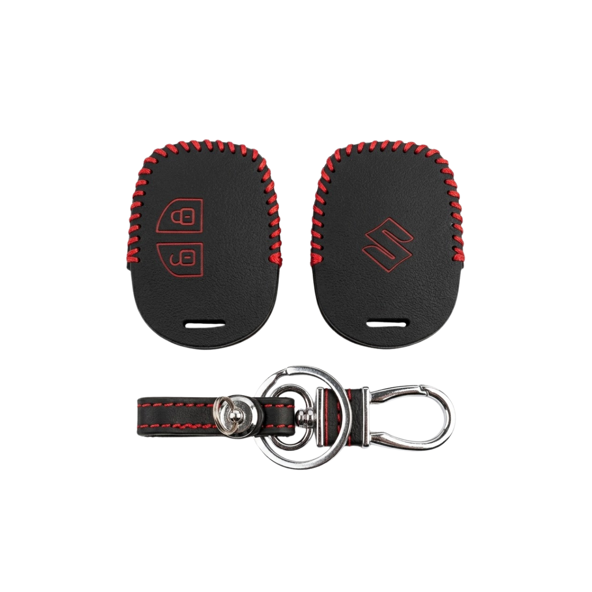Maruti Suzuki Leather Key Cover for Alto, Brezza and many more - suz-1