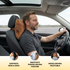 Acto Premium Car Neck Rest Jumbo for Seat Headrest | Ergonomic Memory Foam Cushion | Soft Quilted Design | Neck Support for Long Drives | Universal Fit for All Cars