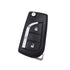 Acto Car Key Cover Metal Silicone Compatible with Toyota