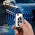 Acto Car Key Cover Chromium Series Compatible with Toyota Corolla Altis, Innova Crysta 3 Button Flip Key | Premium Chrome Finish Hard Case | 360° Protection | Scratch Resistant Key Cover with Keychain | Pack of 1