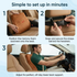 Acto Car Back Rest Proton Cushion for Driving | Memory Foam Lumbar Support Pillow | Orthopedic Back Support for Car Seat & Office Chair
