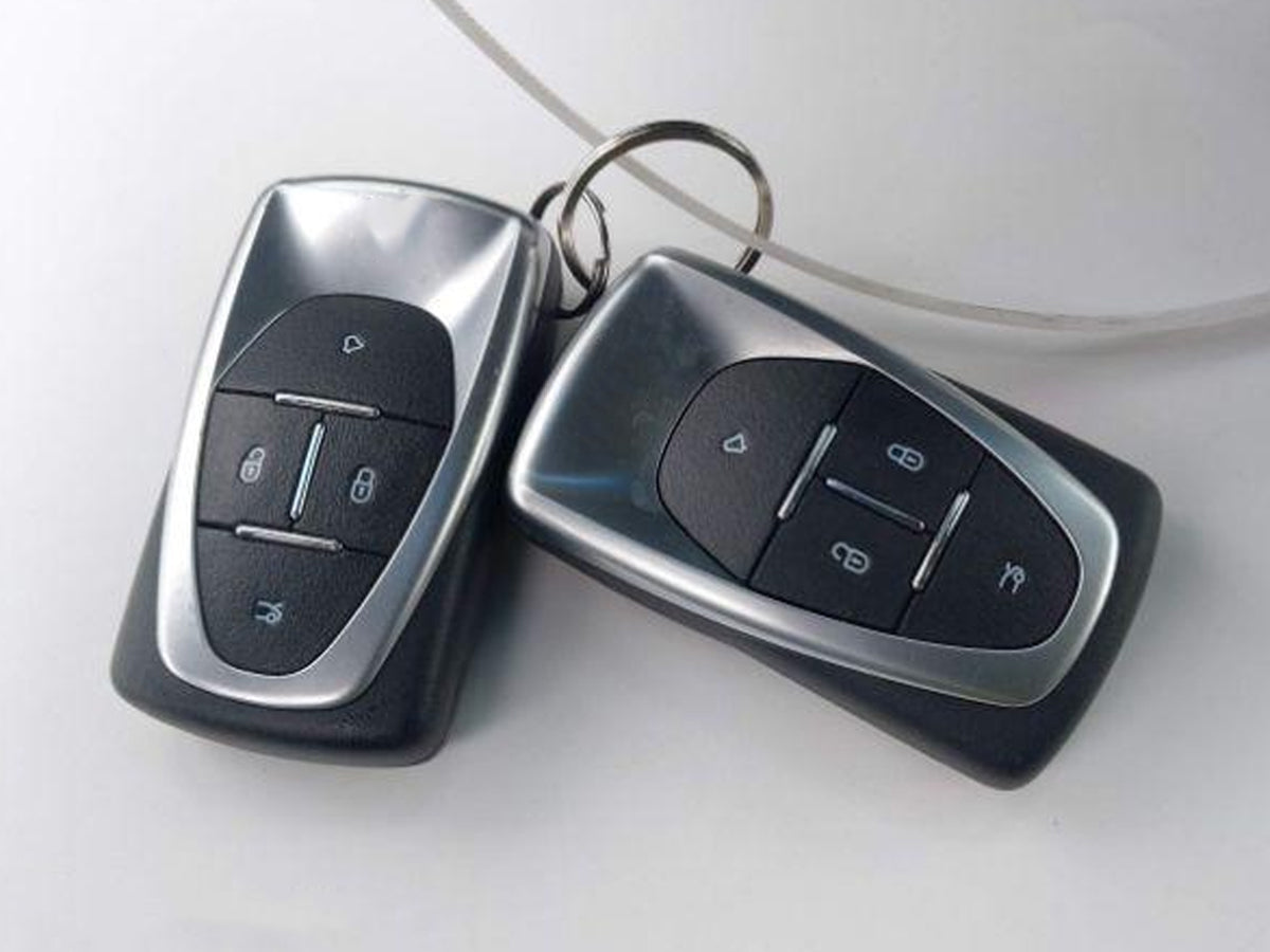 ACTO Metal Silicone Key Cover and Key Chain Compatible with Vinfast VF6 | VF7 4-Button Smart Key