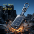 Acto Metal Sapphire Key Cover & Key Chain Compatible with Xhorse Duplicate Smart Key | Premium Zinc Alloy Case | Glow-in-the-Dark Buttons | 360° Full Protection | Pack of 1