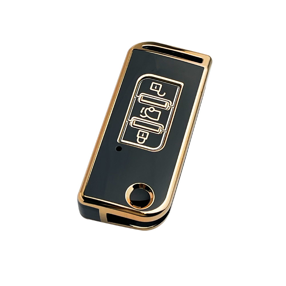 Acto TPU Gold Series Car Key Cover For Mahindra Xylo