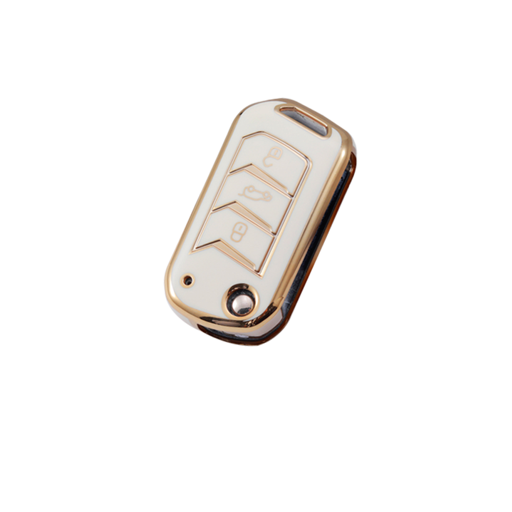 Acto TPU Gold Series Car Key Cover For Mahindra Bolero 2020+