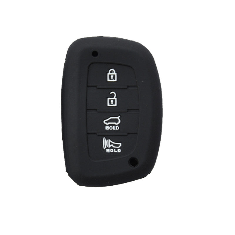 silicon-car-key-cover-hyundai-venue-keyless-black