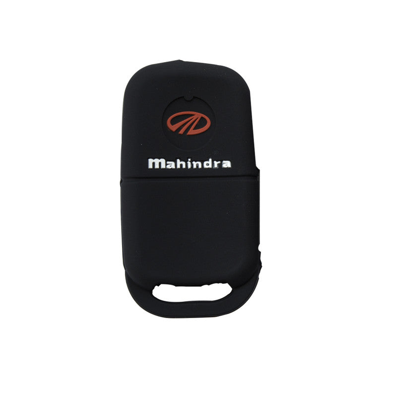 silicon-car-key-cover-mahindra-bolero-black